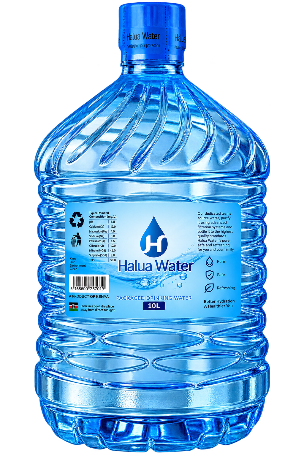 Halua Water — 10L Packaged Drinking Water