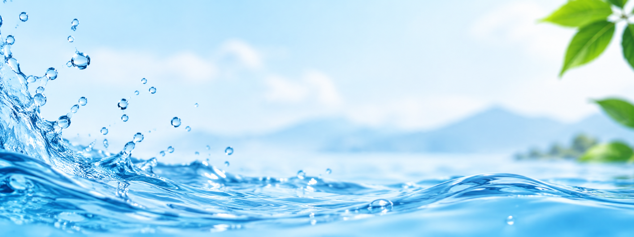 Fresh clean water