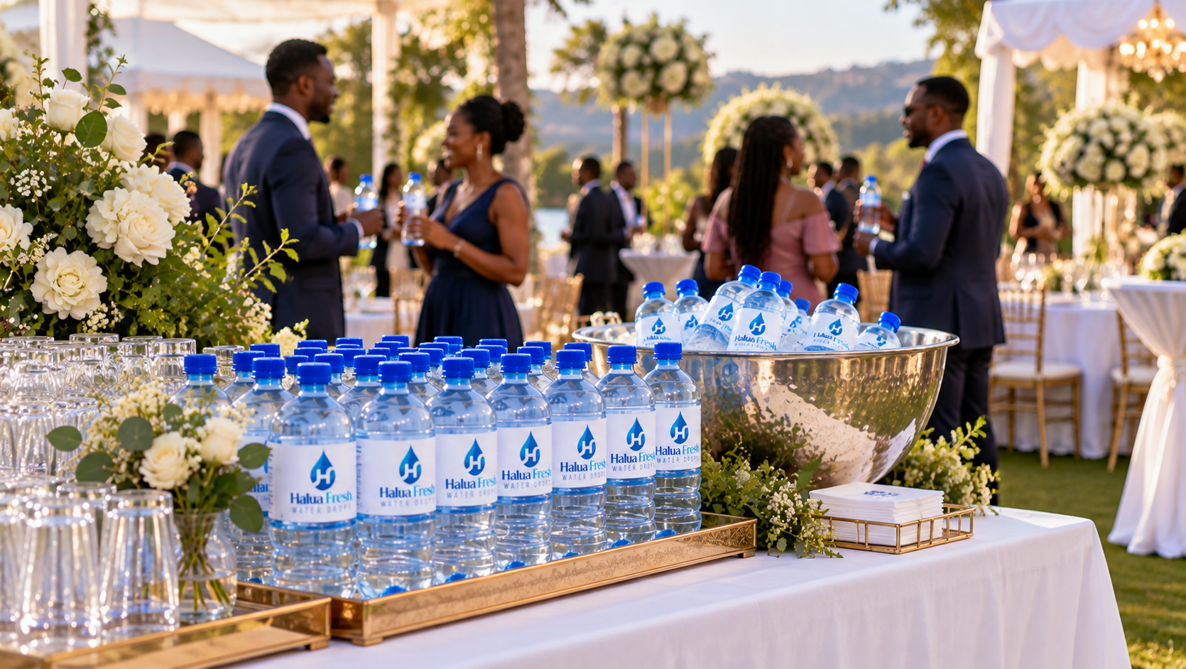 Halua Fresh water for events and gatherings