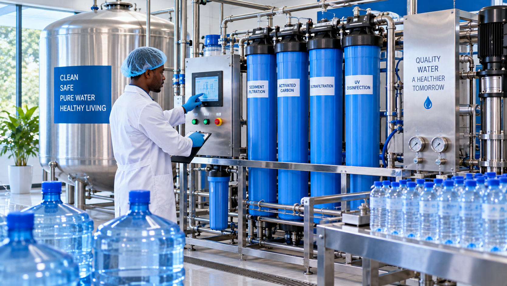 Halua Fresh water purification solutions