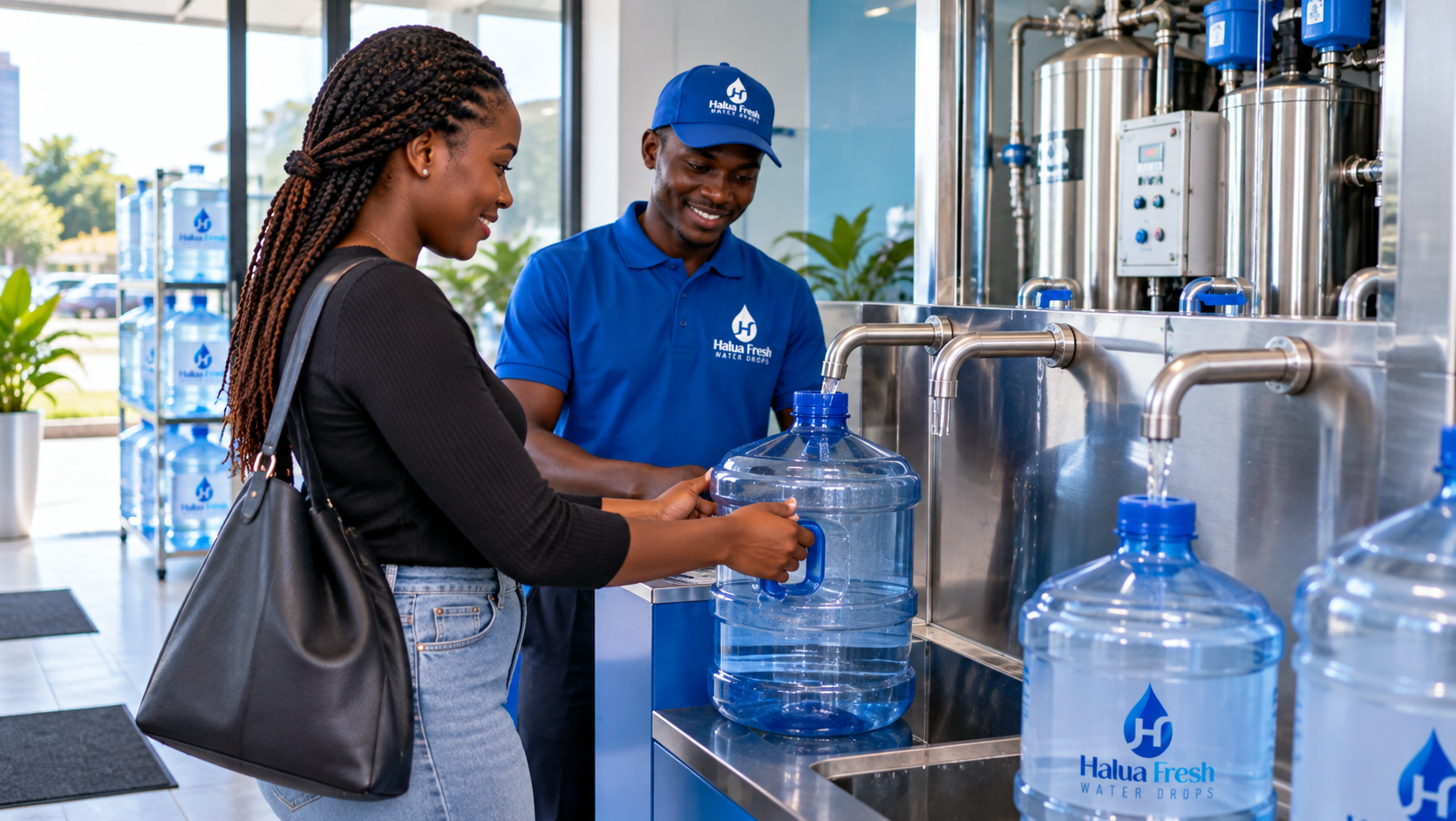 Halua Fresh water refill service